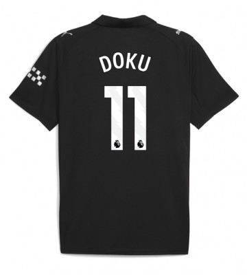Manchester City Jeremy Doku #11 Replika Bortatröja 2025-26 Kortärmad